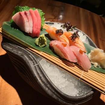 Zuma - Sashimi! Yellowtail, tuna, seared salmon belly, & halibut - Japanese Near Me - Las Vegas, Nevada