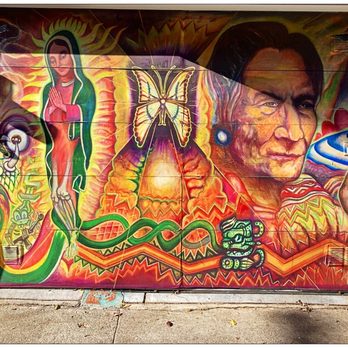 Balmy Street Murals - Powerful image. One of my favorites. - Public Art Near Me - San Francisco, California