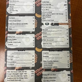 Guieb Cafe - Menu - New American Near Me - Honolulu, Hawaii