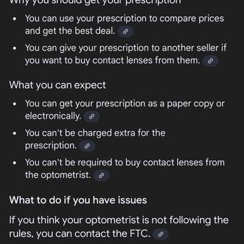 Huntington Beach Optometry - The law. I swear if they were not going to give me my prescription, I would a pursued this further. - Optometrists Near Me - Huntington Beach, California Huntington Beach Optometry - The law. I swear if they were not going to give me my prescription, I would a pursued this further. - Optometrists Near Me - Huntington Beach, California