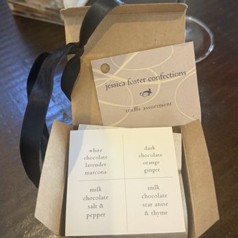 Jamie Slone Wines - Chocolate pairing - Wine Bars Near Me - Santa Barbara, California