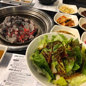 9292 Korean BBQ - Charcoal grill and banchan - Korean Near Me - Duluth, Georgia