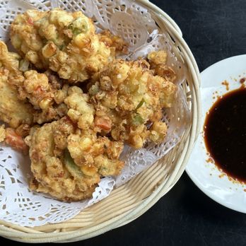 Mr. Sate - Corn Fritters Bakwan Jagung - Indonesian Near Me - Los Angeles, California Mr. Sate - Corn Fritters Bakwan Jagung - Indonesian Near Me - Los Angeles, California