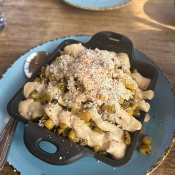Ola Mexican Kitchen - Elote with crema - Mexican Near Me - Long Beach, California