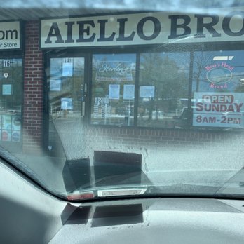 Aiello Bros. Pork Stores - a view from inside a car - Grocery Near Me - East Islip, New York