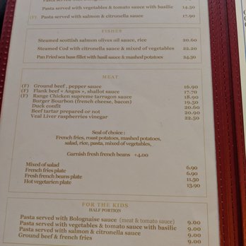 Brasserie Le Bourbon - Menu - Brasseries Near Me - Paris, 75