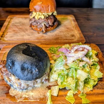 Project Burger - Blackened Burger with Caesar Salad + Build Your Own Burger - Burgers Near Me - Palm Desert, California Project Burger - Blackened Burger with Caesar Salad + Build Your Own Burger - Burgers Near Me - Palm Desert, California