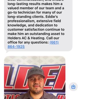 Holders Air Conditioning & Heating - Eddie Nunez / Holders - Heating & Air Conditioning/HVAC Near Me - Bakersfield, California Holders Air Conditioning & Heating - Eddie Nunez / Holders - Heating & Air Conditioning/HVAC Near Me - Bakersfield, California