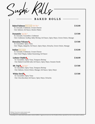 Menu photo 2 Sushi Tari Orange, CA Menu photo 2 Sushi Tari Orange, CA