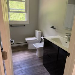 Brochu Plumbing - Full bath with bidet