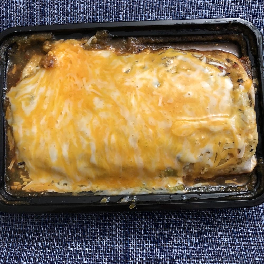 Taco Grill - Wet burrito with half green and half red sauce. - Mexican Near Me - Glendora, California
