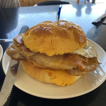 Alice's Kitchen - House Special -- Pineapple Bun with Chicken Steak - Cantonese Near Me - Monterey Park, California Alice's Kitchen - House Special -- Pineapple Bun with Chicken Steak - Cantonese Near Me - Monterey Park, California