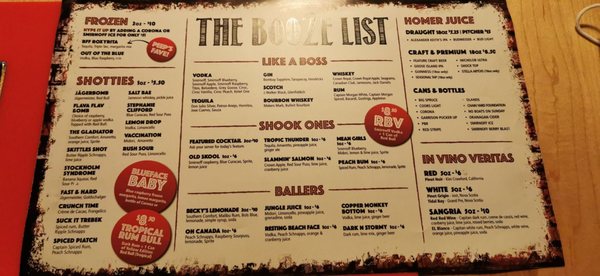 Menu photo 2 Roxbury Urban Dive Bar Halifax, NS Menu photo 2 Roxbury Urban Dive Bar Halifax, NS