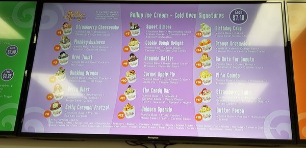 Menu photo 3 ROLL UP ICE CREAM AND TEA Kalamazoo, MI Menu photo 3 ROLL UP ICE CREAM AND TEA Kalamazoo, MI