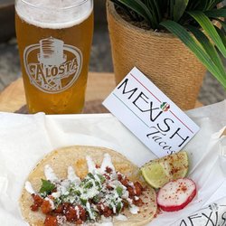 Mexish Tacos - Mexish uncured al pastor & pina tacos @ Acosta Brewery in Covina