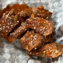 The Flappers Bone-In Wings hot buffalo The Flappers Bone-In Wings hot buffalo