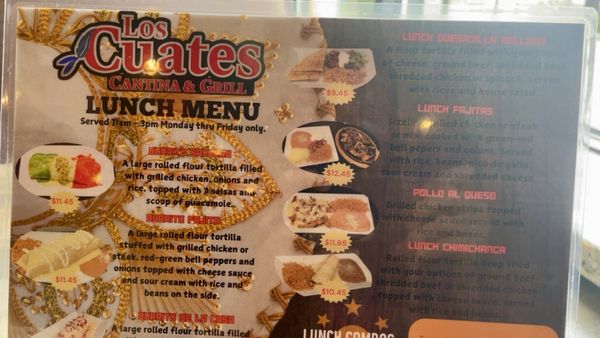 Menu photo 5 Los Cuates Cantina & Grill Tulsa, OK
