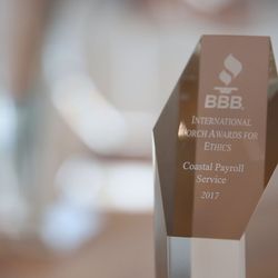 Coastal Payroll - BBB Award, 2017