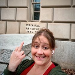 Internal Revenue Service - Well well well - look what I found walking around DC. Sharing my sentiments ahead of the impending tax season XD