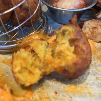 ZCREW Cafe - Sweet potato donut. I would give up all my donuts for these. The CRUNCH, then sweetness - Cafes Near Me - Calgary, Alberta