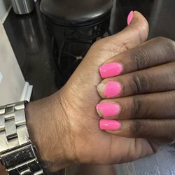 Just day 2 with SNS after I've already got two nails fixed on the other hand on day 1. Watch who you go to