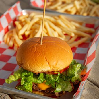 The Standard - Cheeseburger and Fries - Beer Gardens Near Me - Norman, Oklahoma The Standard - Cheeseburger and Fries - Beer Gardens Near Me - Norman, Oklahoma