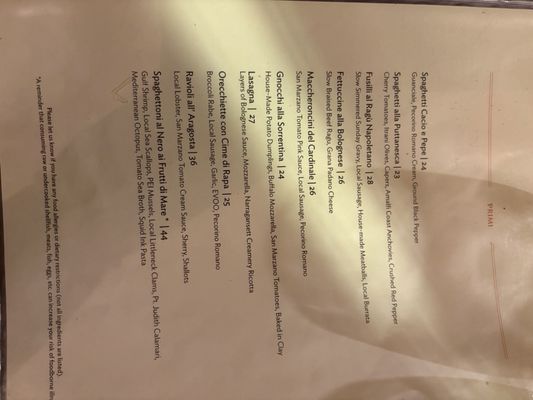 Menu photo 2 Pane E Vino Providence, RI Menu photo 2 Pane E Vino Providence, RI
