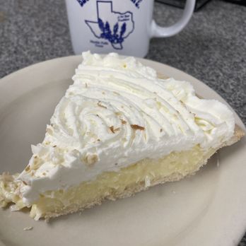 Blue Bonnet Cafe - Coconut Cream - Desserts Near Me - Marble Falls, Texas