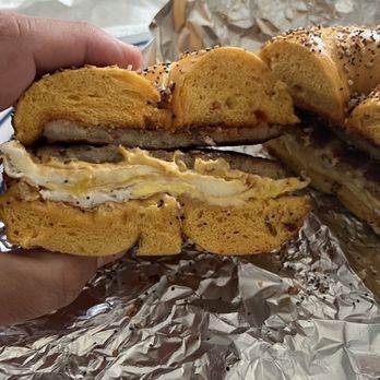 Gabe’s Bagels - Sausage egg and cheese - Bagels Near Me - Martinsville, New Jersey