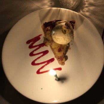 Radish & Rye - The bourbon ice cream was delicious, but not sure what this cake was but was incredibly dry with not enough sauce to fix it - New American Near Me - Santa Fe, New Mexico