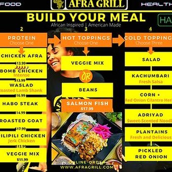AFRA GRILL EXPRESS @ Easton | AFRICAN & SOMALI CUISINE - African Near Me - Columbus, Ohio