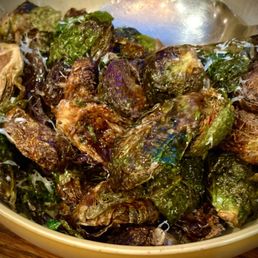 Fried Brussels sprouts