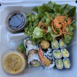 Any 2 Rolls Lunch Special includes 19. Miso Soup. Wonderful sushi - and everything else.