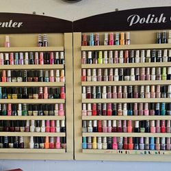 Master Nail - This is a picture of their seemingly endless nail colors.