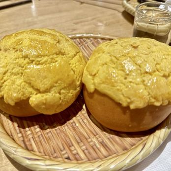 Mama Chang - Baked Egg Yolk Pineapple Bun (2) - Chinese Near Me - Fairfax, Virginia Mama Chang - Baked Egg Yolk Pineapple Bun (2) - Chinese Near Me - Fairfax, Virginia