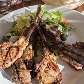 il Canale - Lamb Chops with house salad - Italian Near Me - Washington, DC, District of Columbia