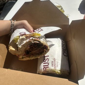 CRUST - Fresh Sourdough Deli - CRUST Hot Pastrami - Sandwiches Near Me - San Jose, California