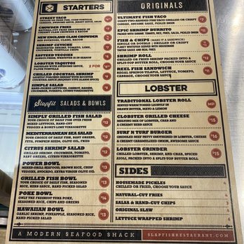 Slapfish - Menu - Seafood Near Me - Noblesville, Indiana Slapfish - Menu - Seafood Near Me - Noblesville, Indiana