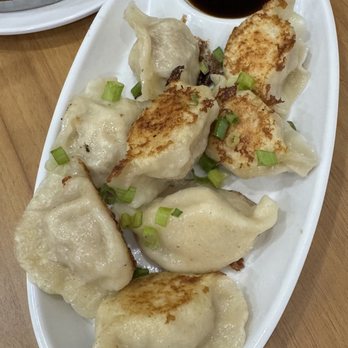 Dumpling Shack - Pork & shrimp pan fried dumplings! Probably my favorite. Very good. - Dim Sum Near Me - Moorpark, California