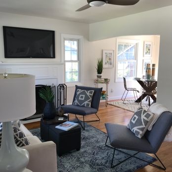 Staging By SquareOne - Our new grey flannel trendy chairs! - Home Staging Near Me - Sacramento, California Staging By SquareOne - Our new grey flannel trendy chairs! - Home Staging Near Me - Sacramento, California