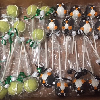 The Chocolate Duck - Funfetti tennis balls and red velvet penguin cake pops - Candy Stores Near Me - Farmingdale, New York The Chocolate Duck - Funfetti tennis balls and red velvet penguin cake pops - Candy Stores Near Me - Farmingdale, New York