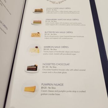 Lady M Cake Boutique - Menu (Nov 2024) - Desserts Near Me - Bellevue, Washington