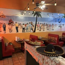 Hacienda Ruan - Inside dining room.