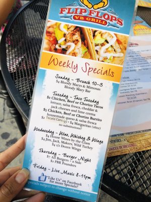 Menu photo 2 Flip Flops Grill + Chill Virginia Beach, VA