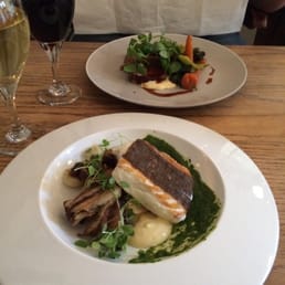 Halibut and Lamb...exquisite!