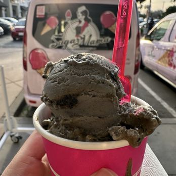Sugar Mama Desserts - Black sesame brittle is sooo yummy - Ice Cream & Frozen Yogurt Near Me - Milpitas, California Sugar Mama Desserts - Black sesame brittle is sooo yummy - Ice Cream & Frozen Yogurt Near Me - Milpitas, California