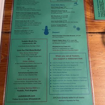 Yodelin - Seafood Near Me - Leavenworth, Washington