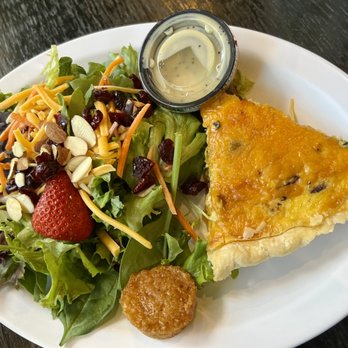 Mustard Seed Cafe - Cranberry Chicken Quiche, Arcadian Spring Side Salad. - Cafes Near Me - Kingsport, Tennessee Mustard Seed Cafe - Cranberry Chicken Quiche, Arcadian Spring Side Salad. - Cafes Near Me - Kingsport, Tennessee