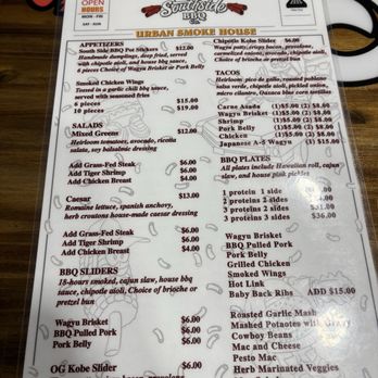 Southside BBQ Co - Menu - Barbeque Near Me - Montebello, California