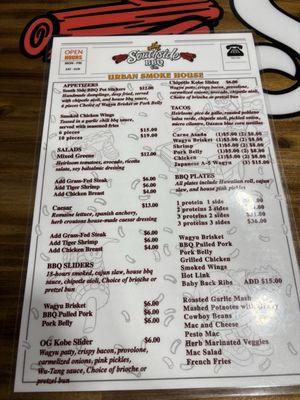 Menu photo 8 Southside BBQ Co Montebello, CA